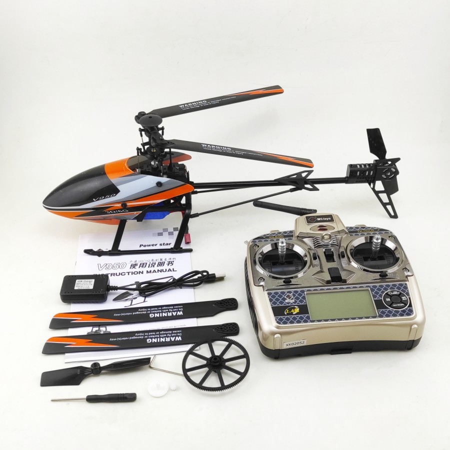 WL V950 RC helicopter WL TOYS V 950 6 ch brushless motor V V450