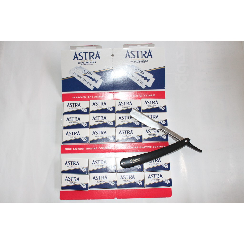 Bundling Silet Astra & Razor / Pisau Cukur Silet Magic