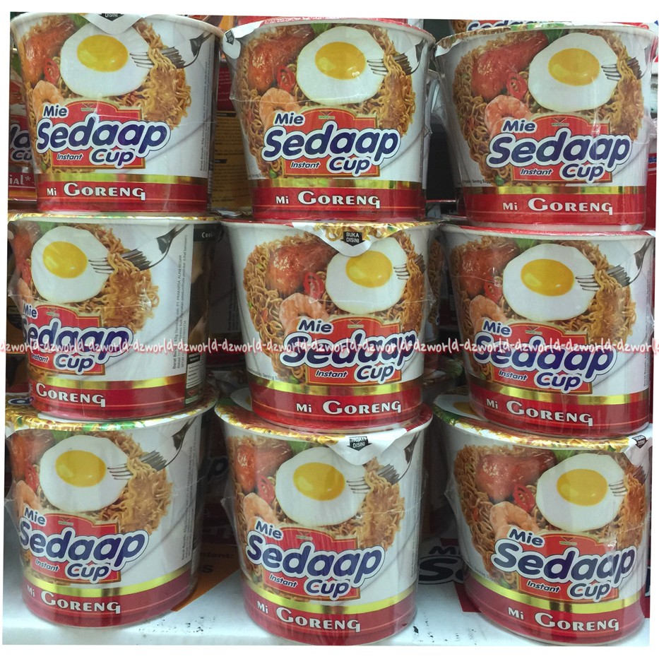 Mie Sedaap Instant Cup mie Goreng sedap cup Mi 77gr goreng dalam Cup Sedaap