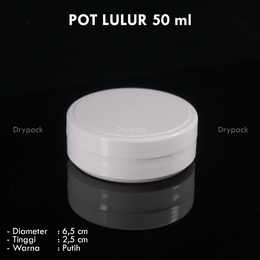 Pot lulur 50 gr Putih