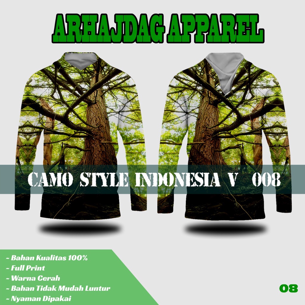 Baju Camo Kamuflase Berburu
