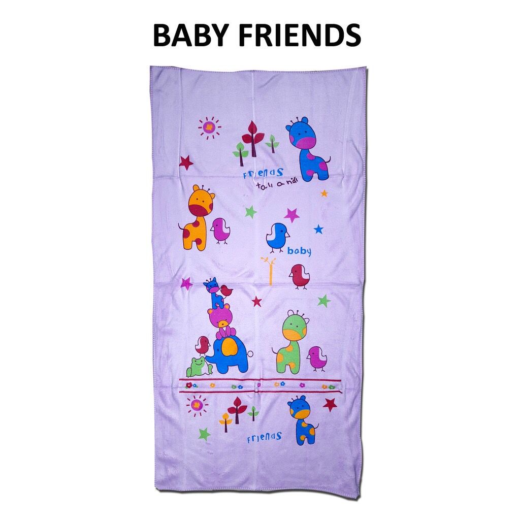 Handuk Mandi bayi motif bear 50x100cm handuk microfiber handuk mandi anak Import
