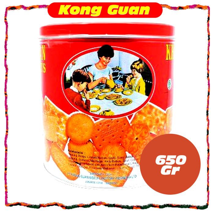 

Khong Guan Biscuit 650g Biskuit Legenda Kue Kering Popular Indonesia Roti kaleng