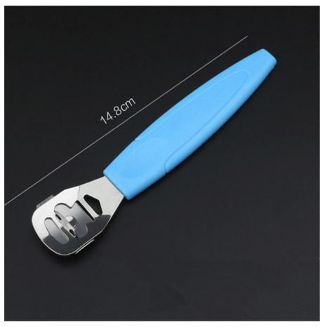 [PERAWATAN] -  Alat Perawatan Kaki Manicure Pedicure Foot Care Scraper Set 8 in 1 - IN1807 - Blue