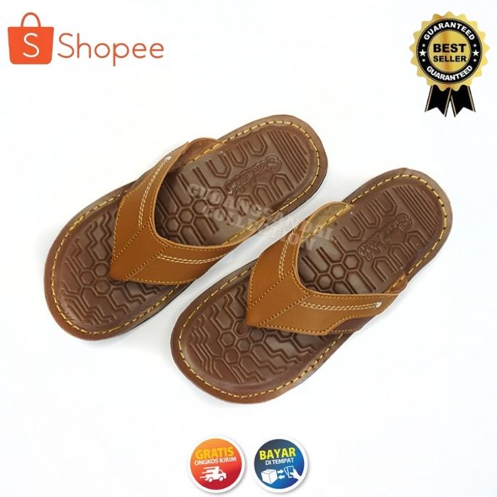 SANDAL KULIT / SANDAL KULIT ASLI PRIA / SANDAL KIULIT PRIA DEWASA / SANDAL KULIT CASUAL