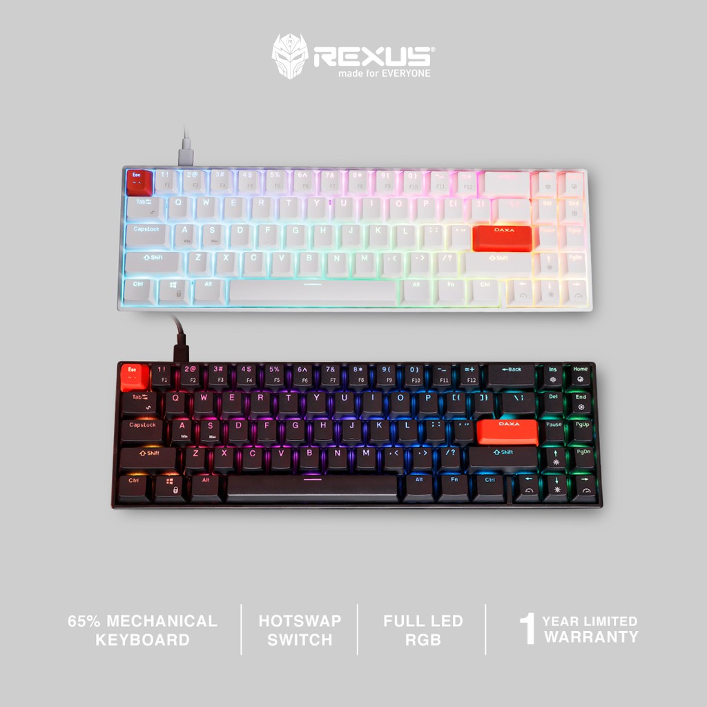 Jual Rexus Keyboard Gaming Mechanical Daxa M71 Classic Shopee Indonesia