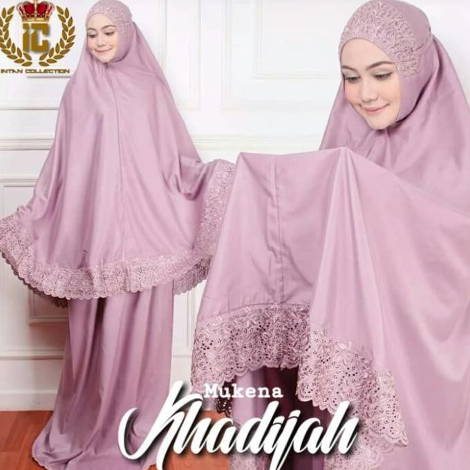 Ori&Terjamin Mukena Khadijah Katun Mikro Adem Warna Lavender, Mukena Terbaru