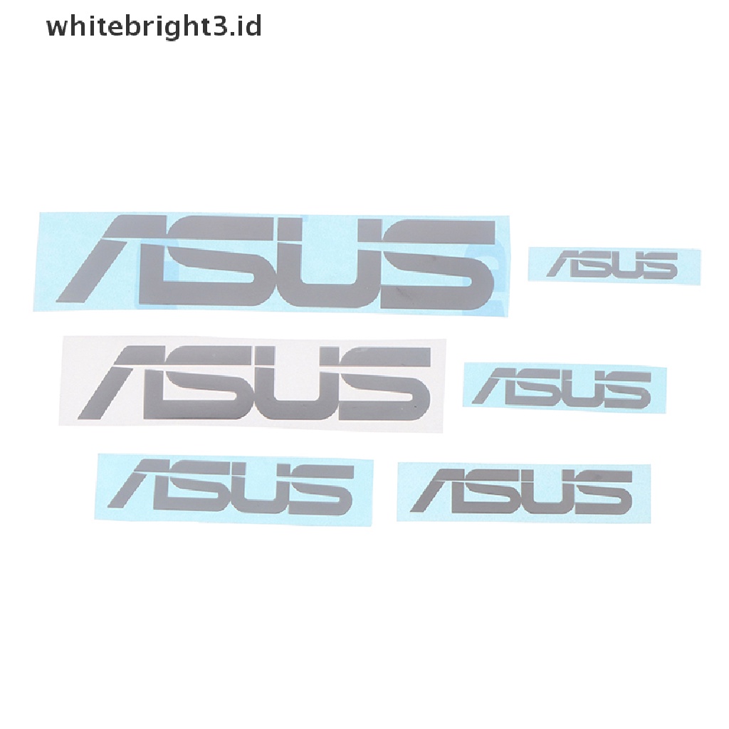 (whitebright3.id) Stiker Logo Asus Laptop DIY Bahan Metal