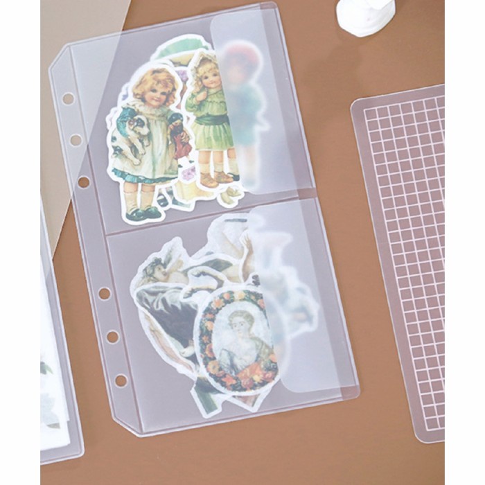 

Kusus Hari Ini Map Loose Leaf Diy Ukuran A5/A6 Untuk Menyimpan Kartu Nama/Diary Gilaa!!!