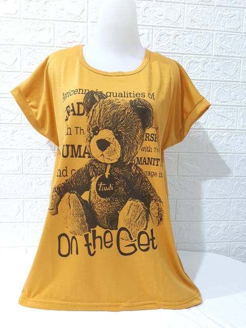 Kaos jumbo wanita | Kaos bigsize