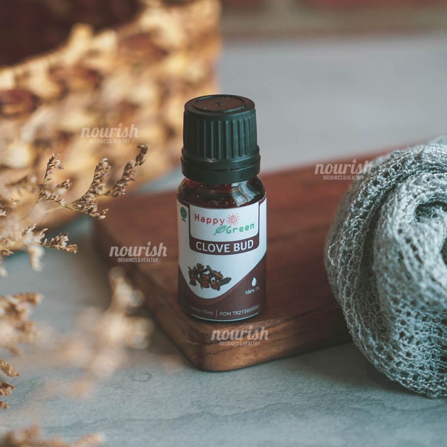 Happy Green Clove Bud Essential Oil (10 ml) - Minyak Bunga Cengkeh