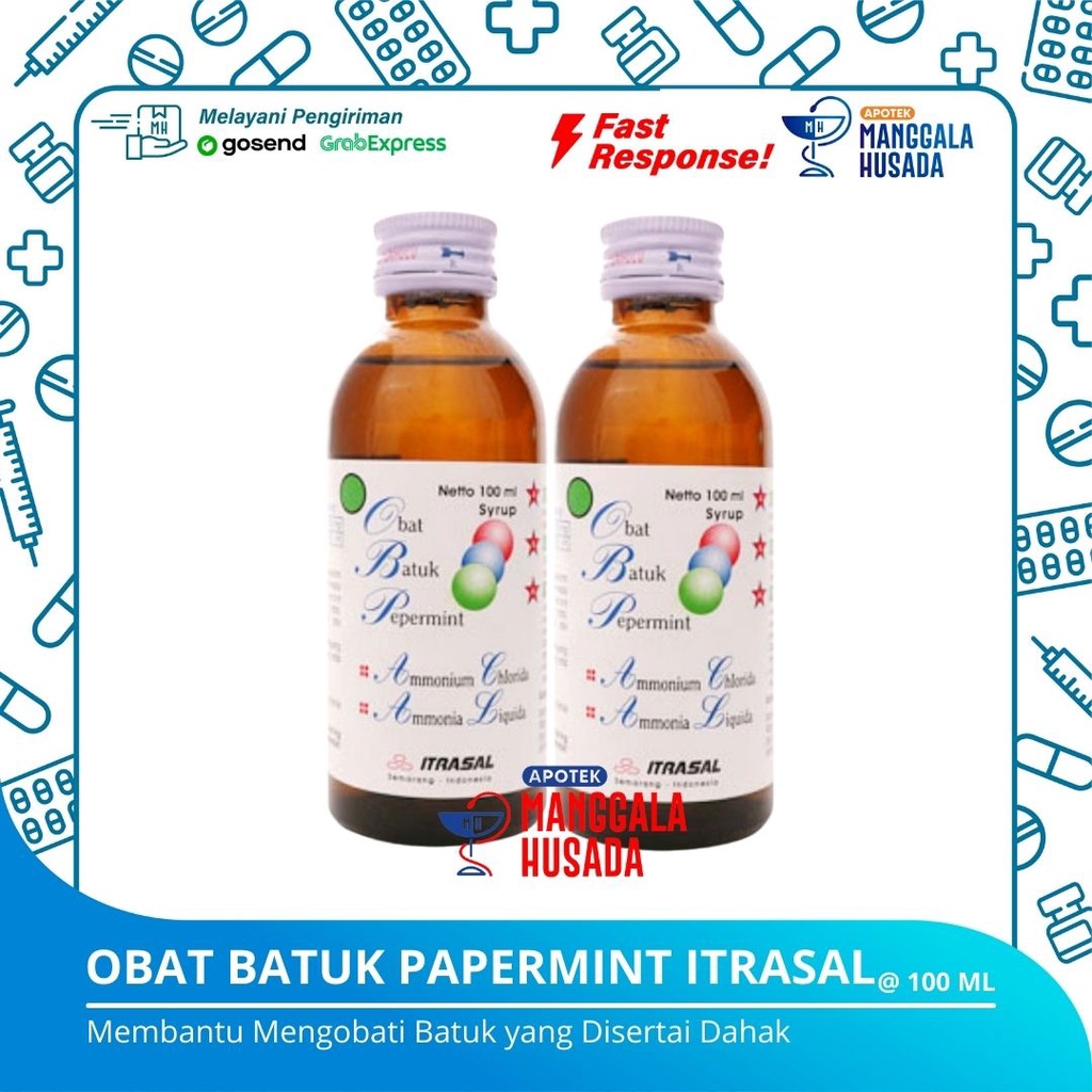 OBAT BATUK PEPPERMINT (OBP) ITRASAL @100 ML