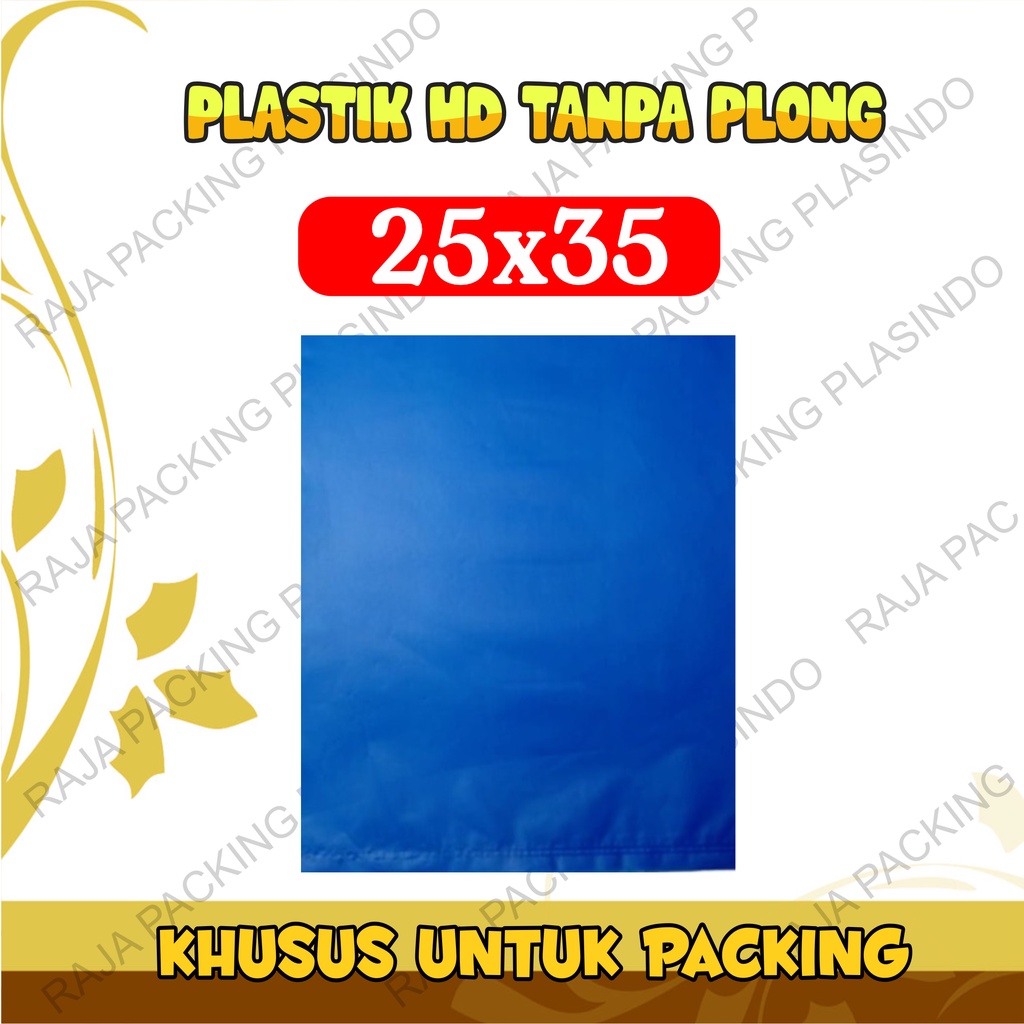 Plastik Packing Olshop HD TANPA PLONG Uk 25x35 isi 100 lembar Tebal 0,45 packing olshop / plastik