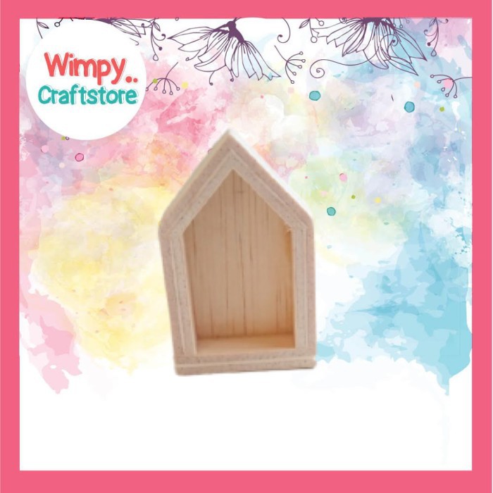 Miniature Frame Kayu 3D Miniature Frame Display Pajangan Doll House RM