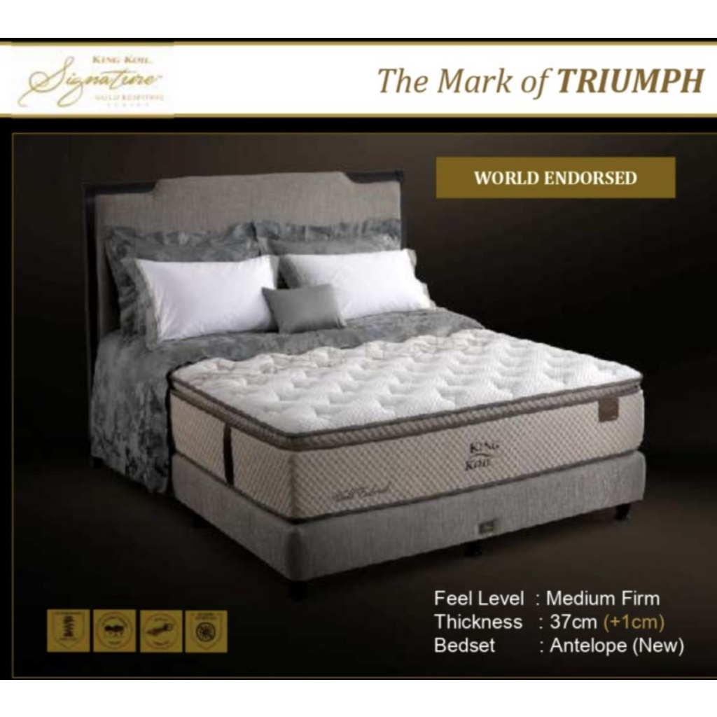 Spring Bed Bed Set King Koil World Endorsed Promo Murah Ready Makassar