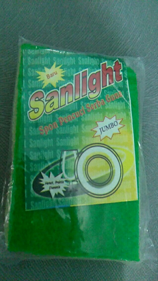 40 Gr Spon Sponge Cuci Piring Warna Warni Model Bantal