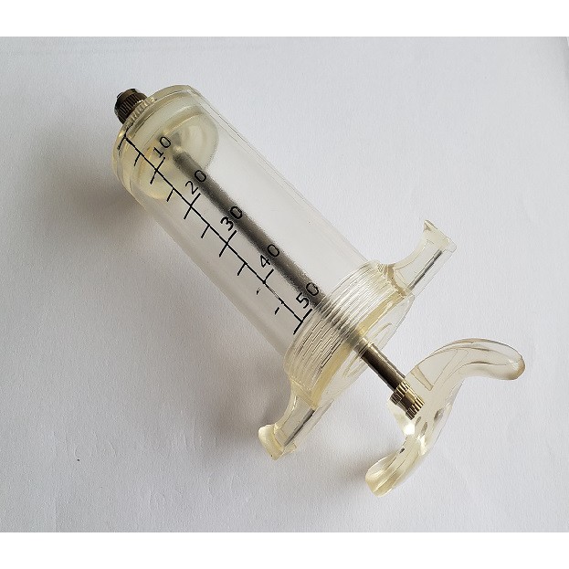 Spuit Mika TPX 50 ml Plastic Steel Syringe