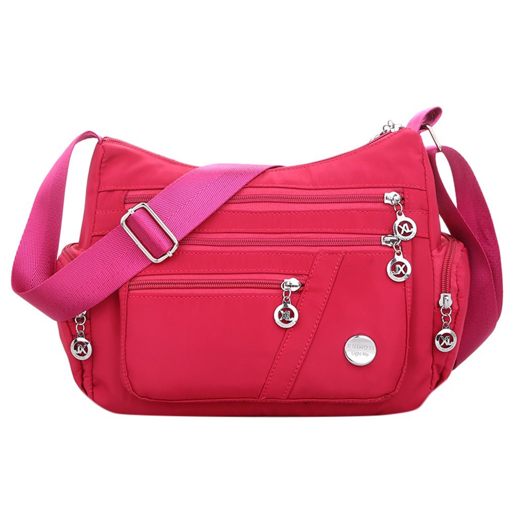 Popular Fashion Women Nylon Shoulder Bag/Tas Selempang waterproof J13M