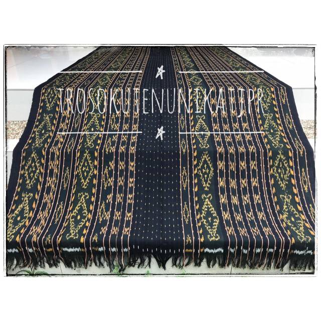 Blanket Tenun Etnik Kain Troso Asli Sumba Tradisional Tenun