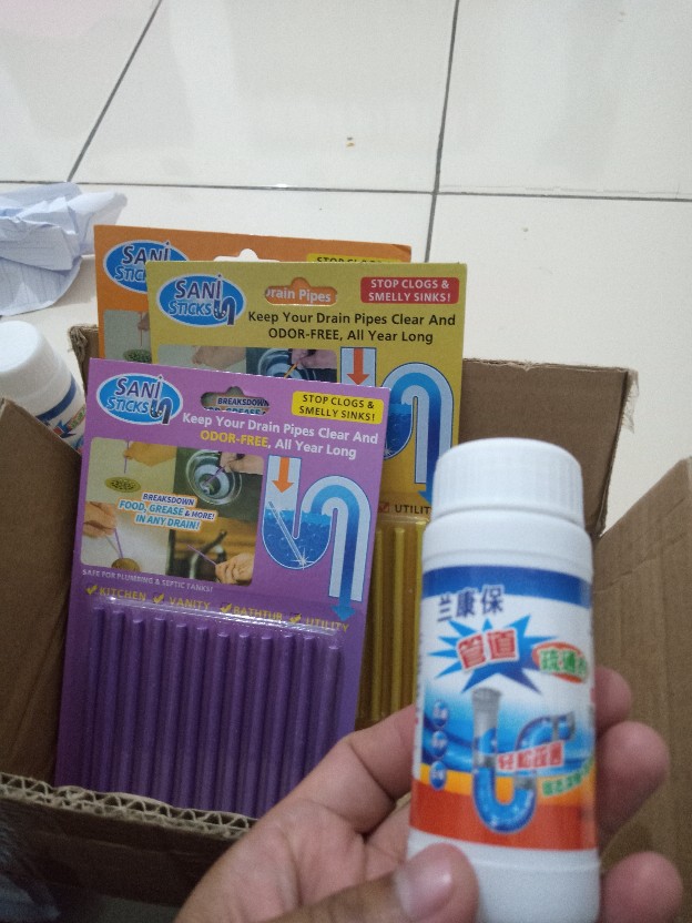 [ntl] Anti Sumbat Bubuk Melancarkan Saluran Pipa Tersumbat