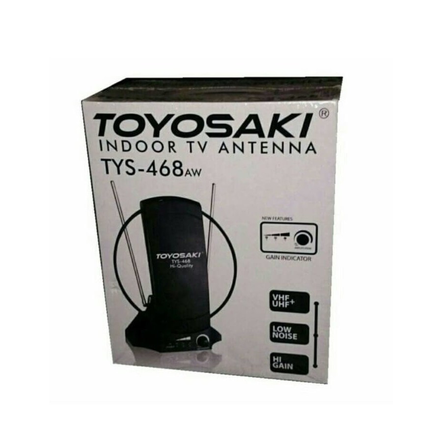 Antena TV Digital Indoor Toyosaki TYS-468AW-Garansi resmi