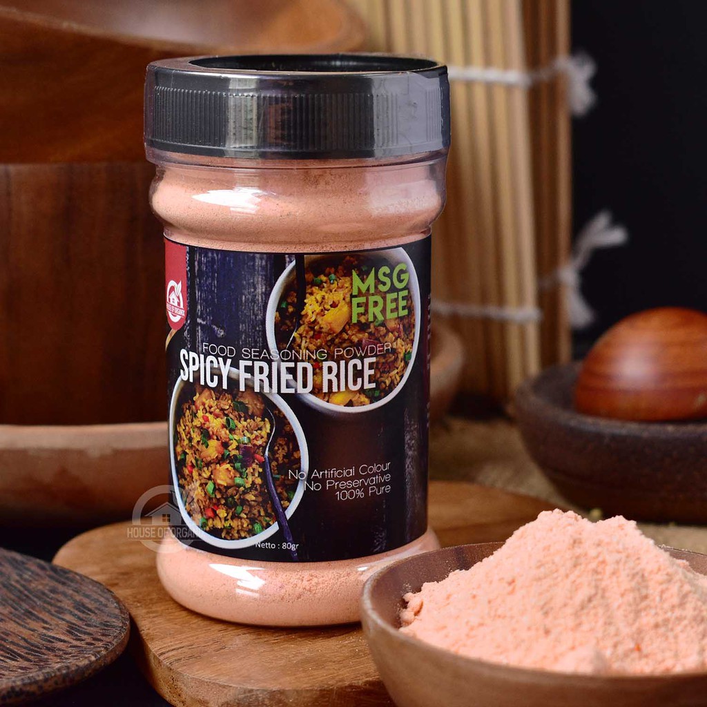 House Of Organix Spicy Fried Rice 80 Gr Food Seasoning Powder