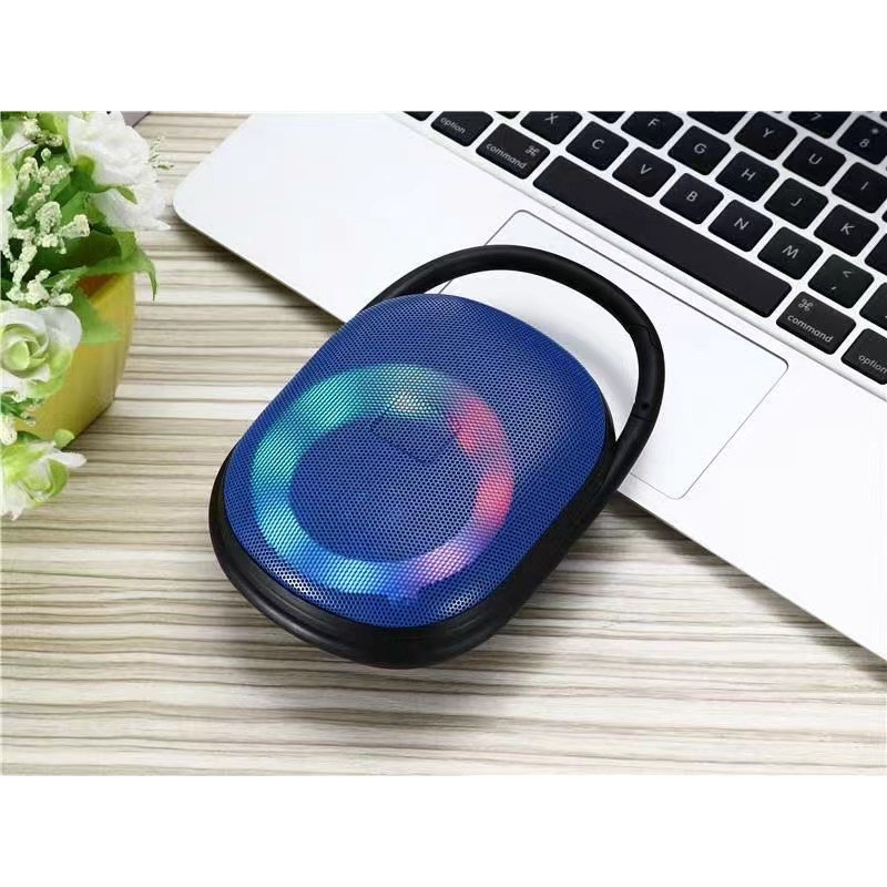 Speaker Bluetooth LED KIMISO CLIP 5 + RGB Portable Wireless TWS 2 in 1