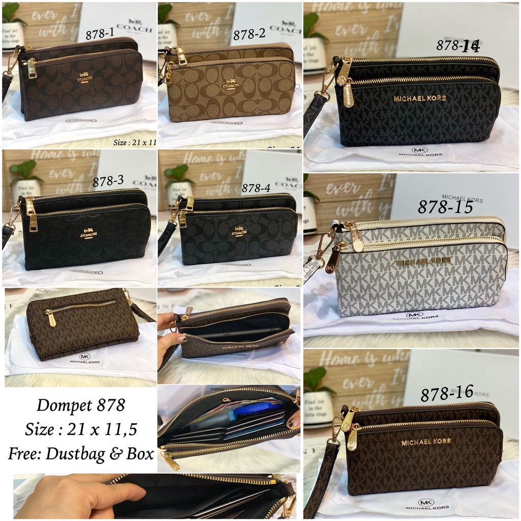 dompet MK wanita coach import