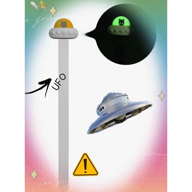 

Office & Stationery | Document Organizer | Pembatas Buku Unik / Bookmark Edisi Ufo Imut Lux Limited | Best Seller