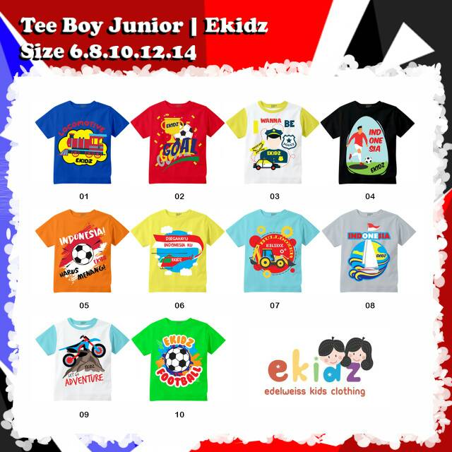 Kaos anak ekidz