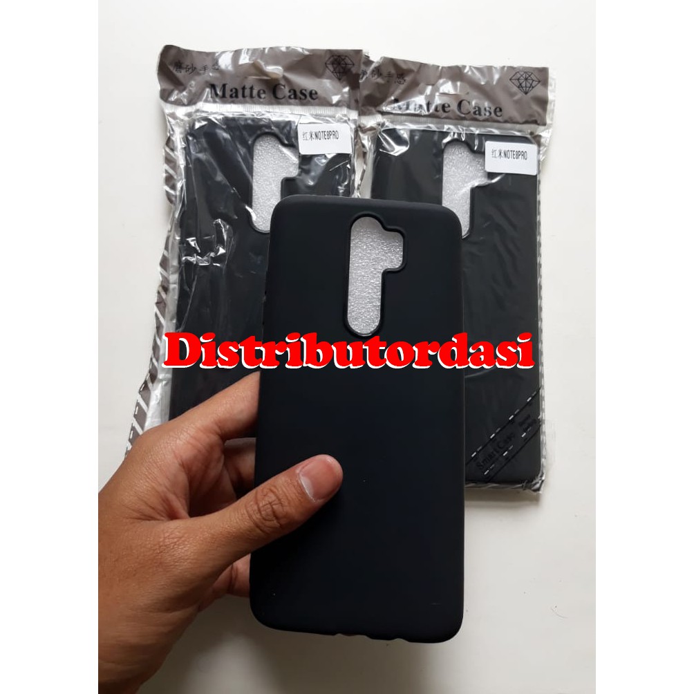SOFTCASE CASE TPU SILIKON CASING KONDOM blackmatte case Redmi Note 8 Pro ready stok grosir