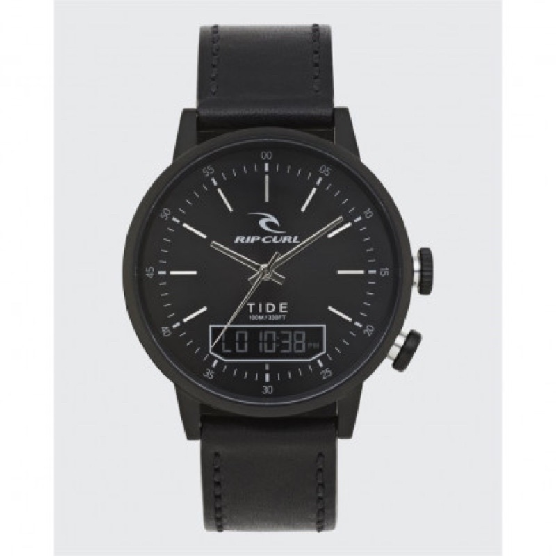 Jam tangan ripcurl Drake Tide Digital Black Leather