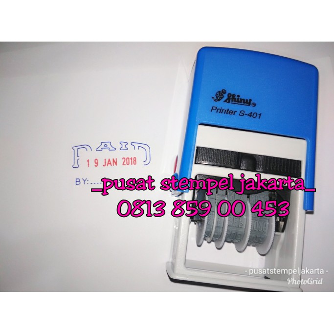 

Unik Stempel Tanggal Shiny S401P PAID up Limited