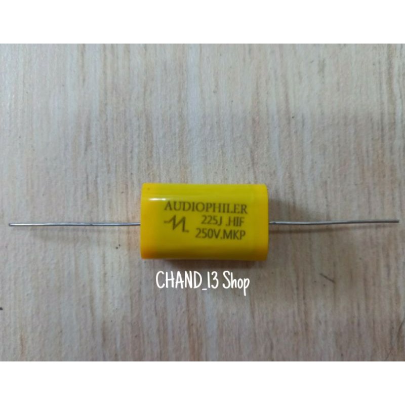 Kapasitor tweeter Audiophiler 2.2uF 225J 225J.HIf 250V Capacitor Tweeter 2.2 250 V