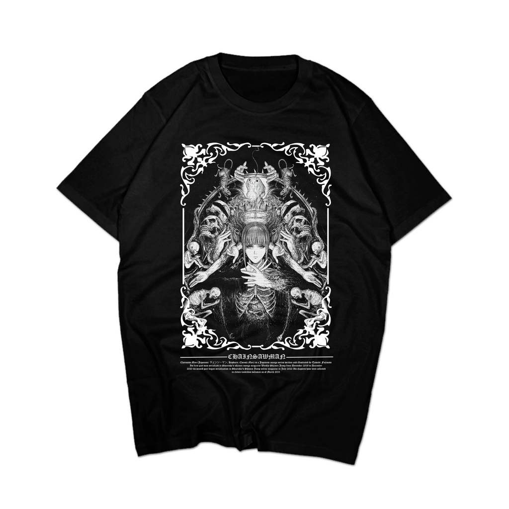 Kaos Chainsawman Makima T shirt Baju Chainsawman Makima