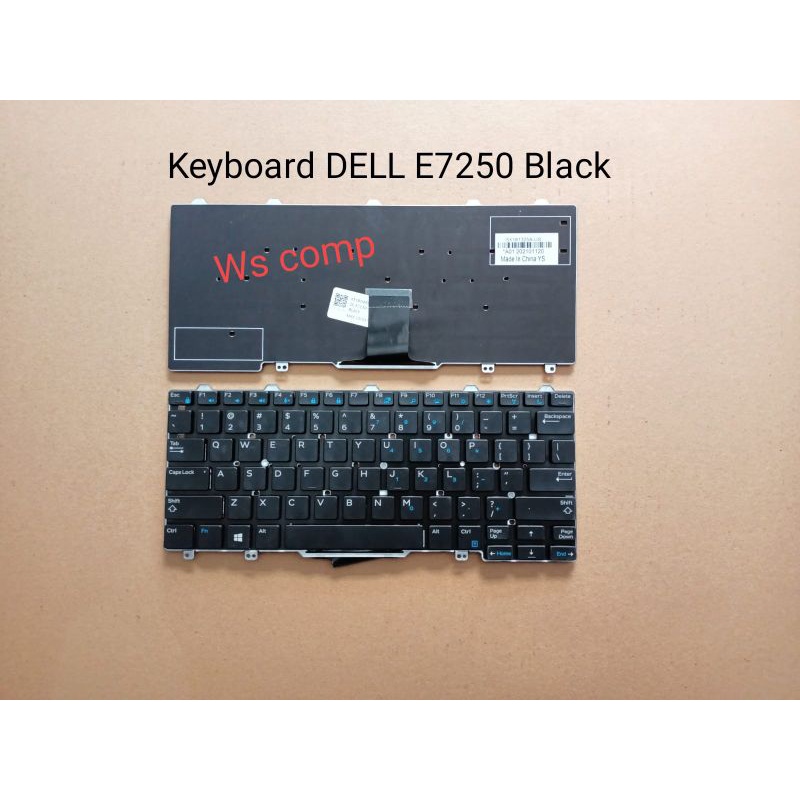 Keyboard Laptop DELL Latitude E7250 Black