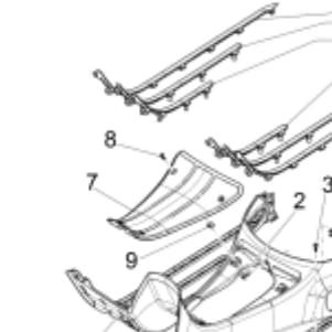 PENUTUP AKI PIJAKAN KAKI TENGAH VESPA GTS