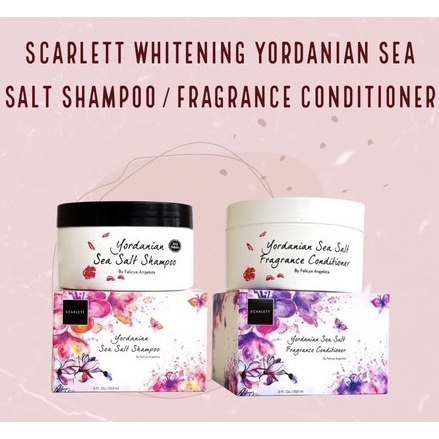 [Per Pc] Scarlett Yordanian Sea Salt Shampoo / Conditioner Original BPOM