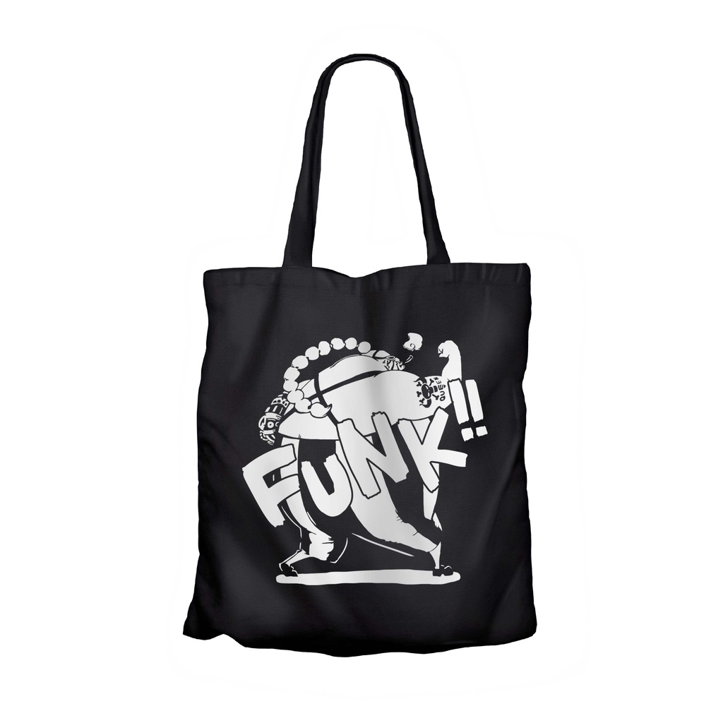 Tote bag anime QUEEN PUNK - ONE PIECE material canvas