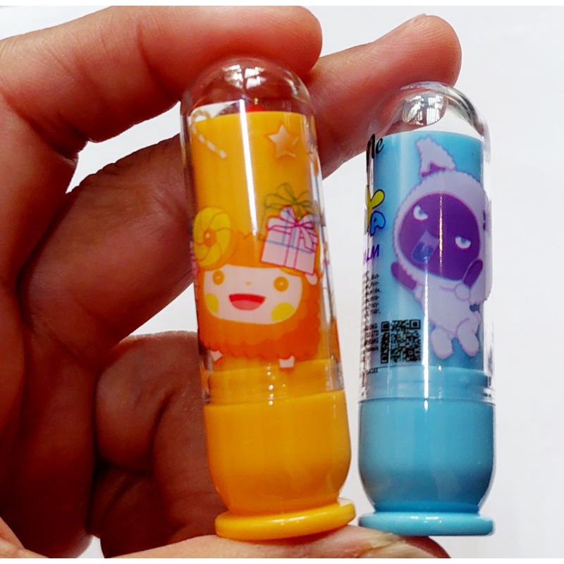 Lipstik Anak rasa buah 2 pcs Lipbalm anak aroma buah