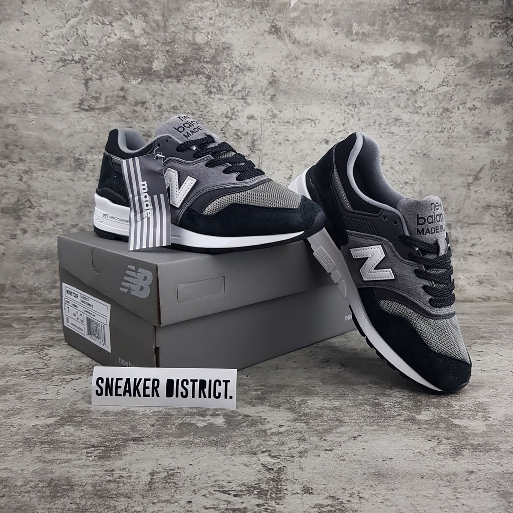 sepatu nb new balance 997s grey black white ms997cur bnib grade original 39 44