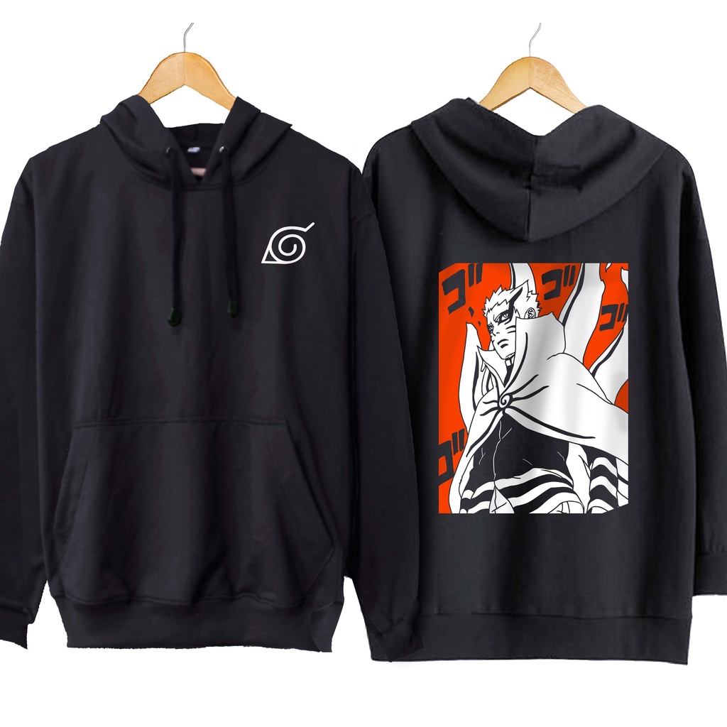 Jaket hoodie jumper anime NARUTO BARYON - BORUTO THE NEX GENERATION material cotton fleec