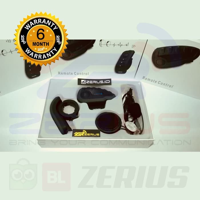 Bluetooth Intercom Helm V8 Vnetphone + FM Radio