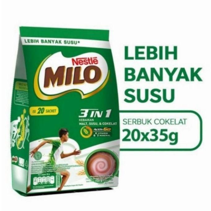 Panama Milo 3In1 35Gr Isi 20 Sachet/Polybag