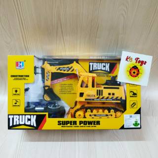 Mainan  Remote Control Truck Excavator Construction No 