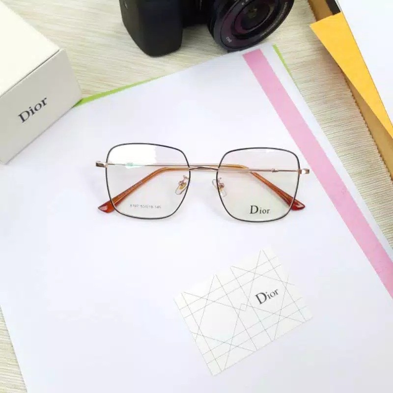 Kacamata Wanita Minus Frame 8197 Free Lensa Blueray Atau Photocromic