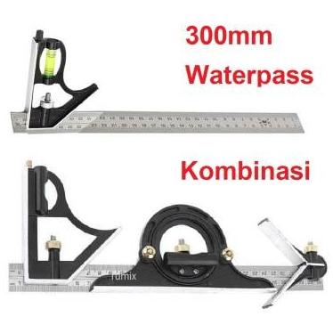 

Penggaris Siku L Waterpass Kombinasi Square Ruler Sudut Presisi Air RUMIX66 Berkualitas