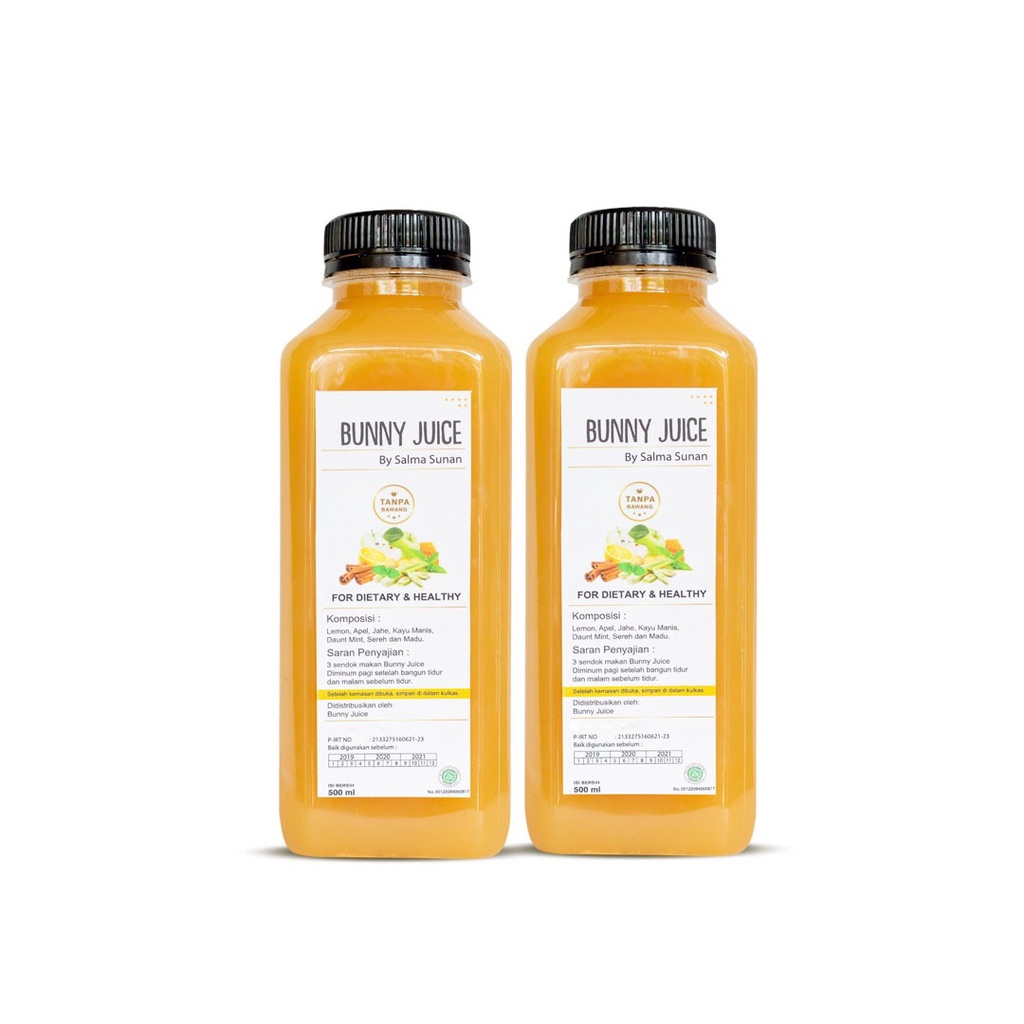 

Bunny Juice By Salma Sunan Jus Diet Herbal isi 1000ml (Bunny Juice isi 2 botol @500ml) Untuk Kesehatan Imunitas Tubuh dan Diet Langsing Tanpa BAWANG TIDAK PAHIT HALAL MUI