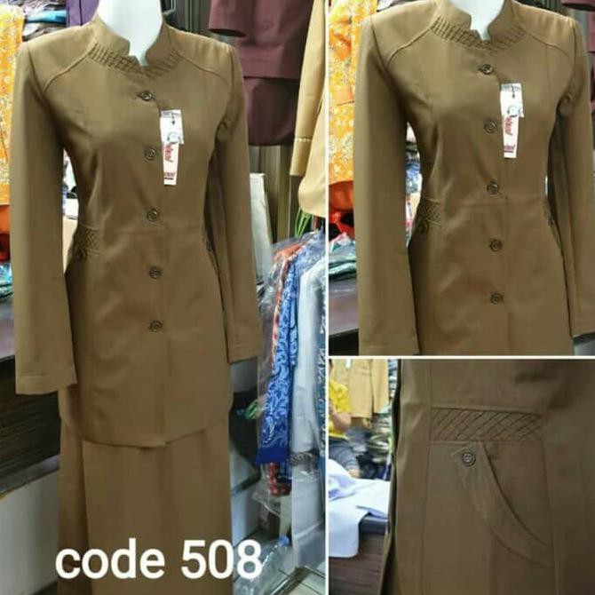 Seragam ASN blazer baju kerja kantor seragam dinas pemda baju khaki pns asn
