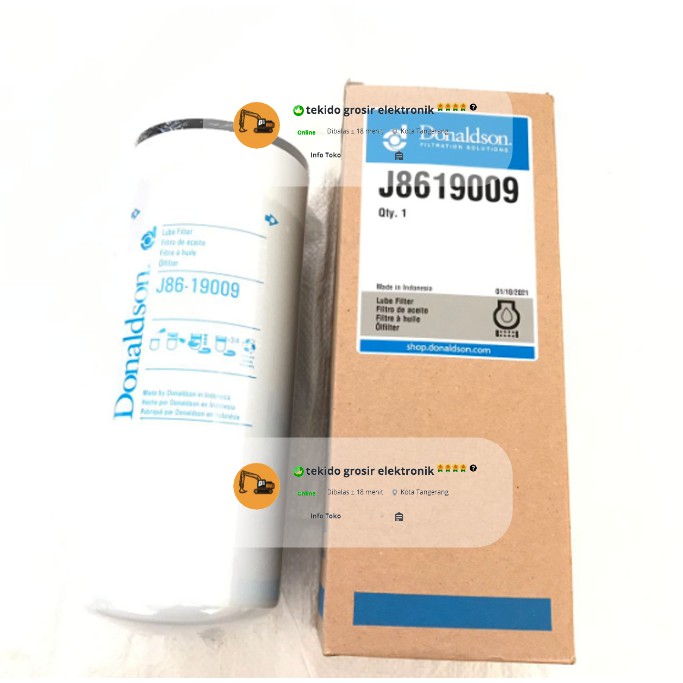 Filter Oli J8619009 P553000 LUBE FILTER PC300-8 J86 19009 J 8619009